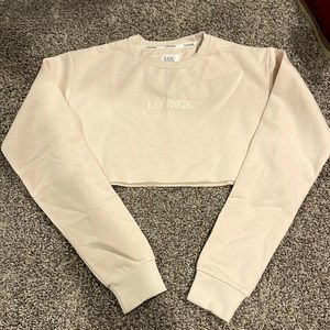 NWT Lounge Cropped Sweatshirt